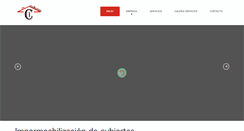Desktop Screenshot of cubiertasimperdur.es
